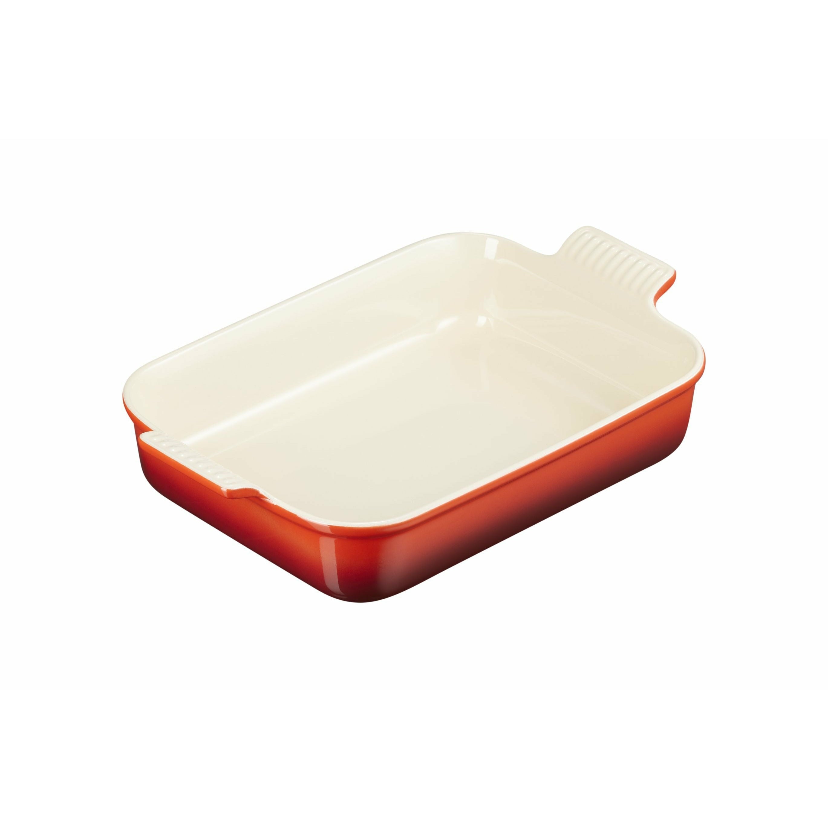 LE CREUSET RECTANGULAN COCH CAKING TRADITE 32 CM, ROSSO CHECHRY