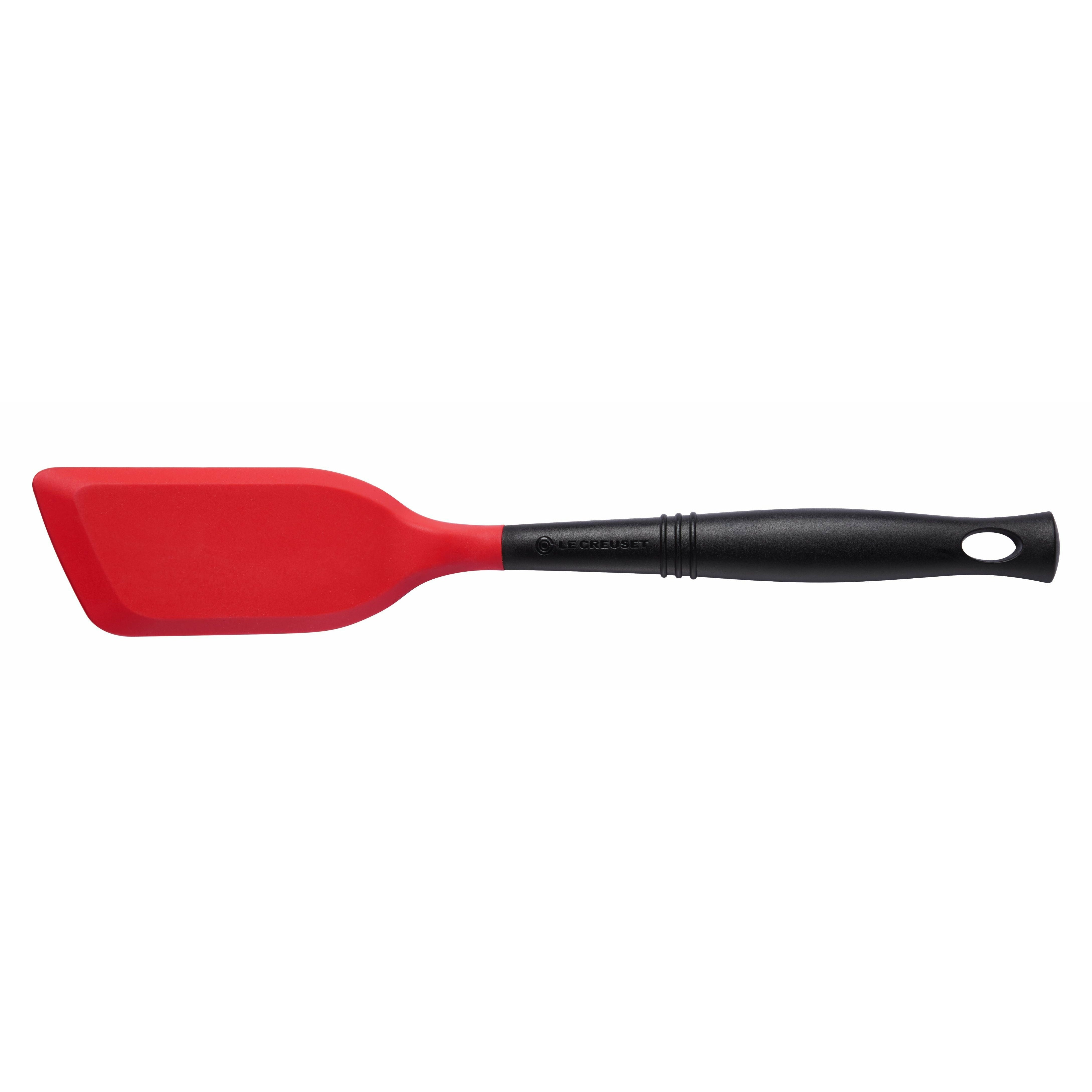 Le Creuset Edge premium de spatule étroite, rouge cerise