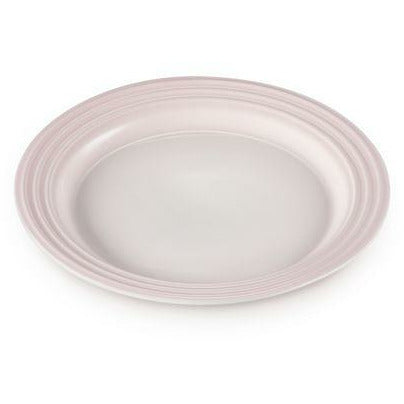 Le Creuset Assiette de petit-déjeuner signature 22 cm, coquille rose