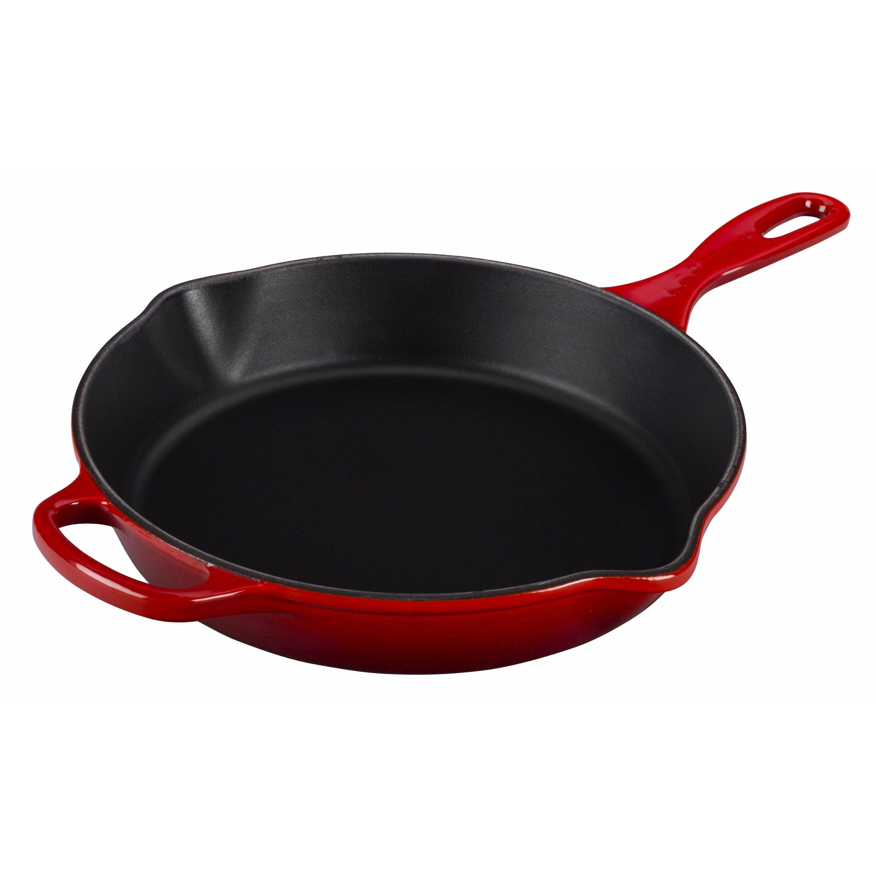 Le Creuset Nature High Frying And Serving Pan 26 Cm, Cherry Red