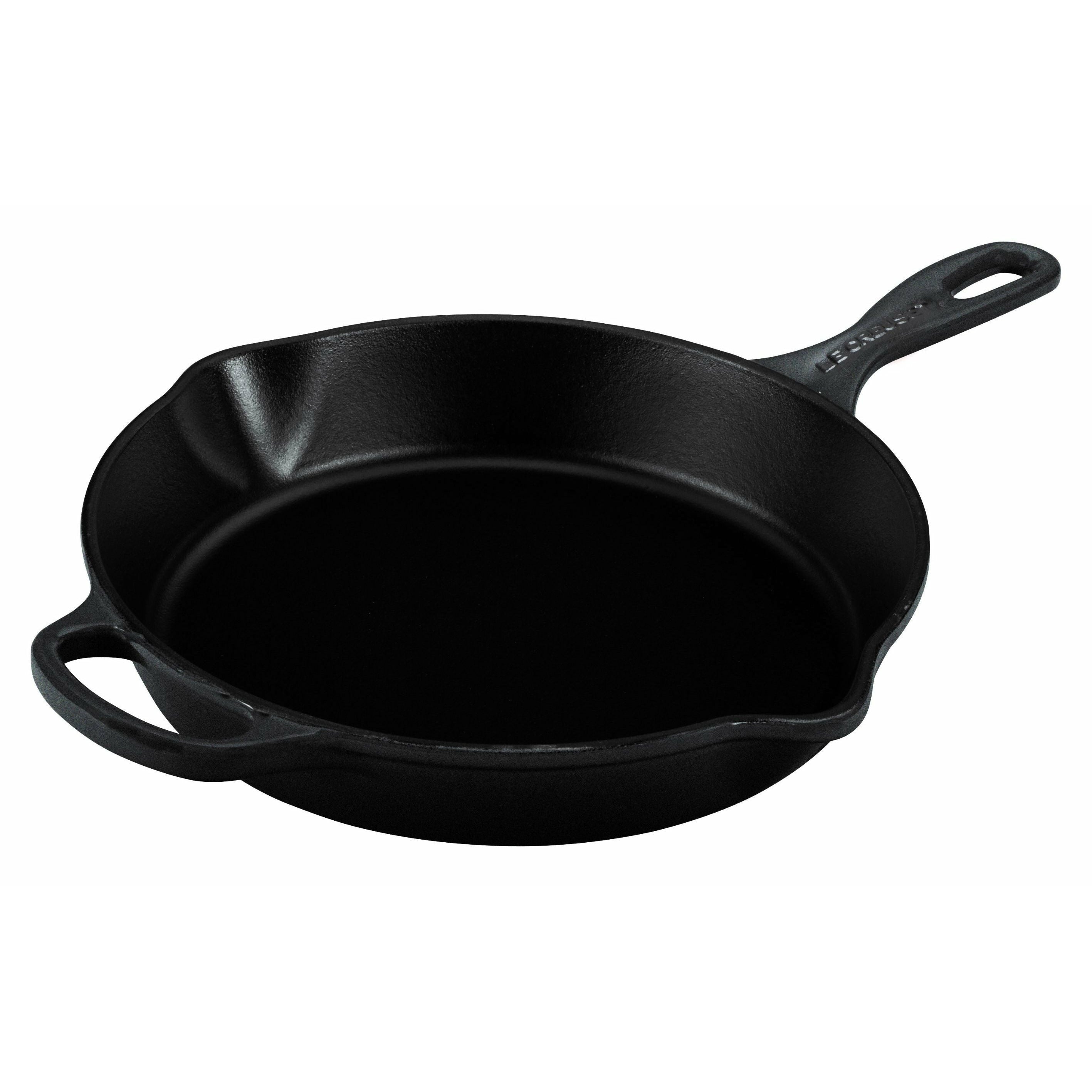 Le Creuset Nature High Frying And Serving Pan 26 Cm, Black
