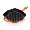 Le Creuset Pan de grill carré de signature 26 cm, four rouge
