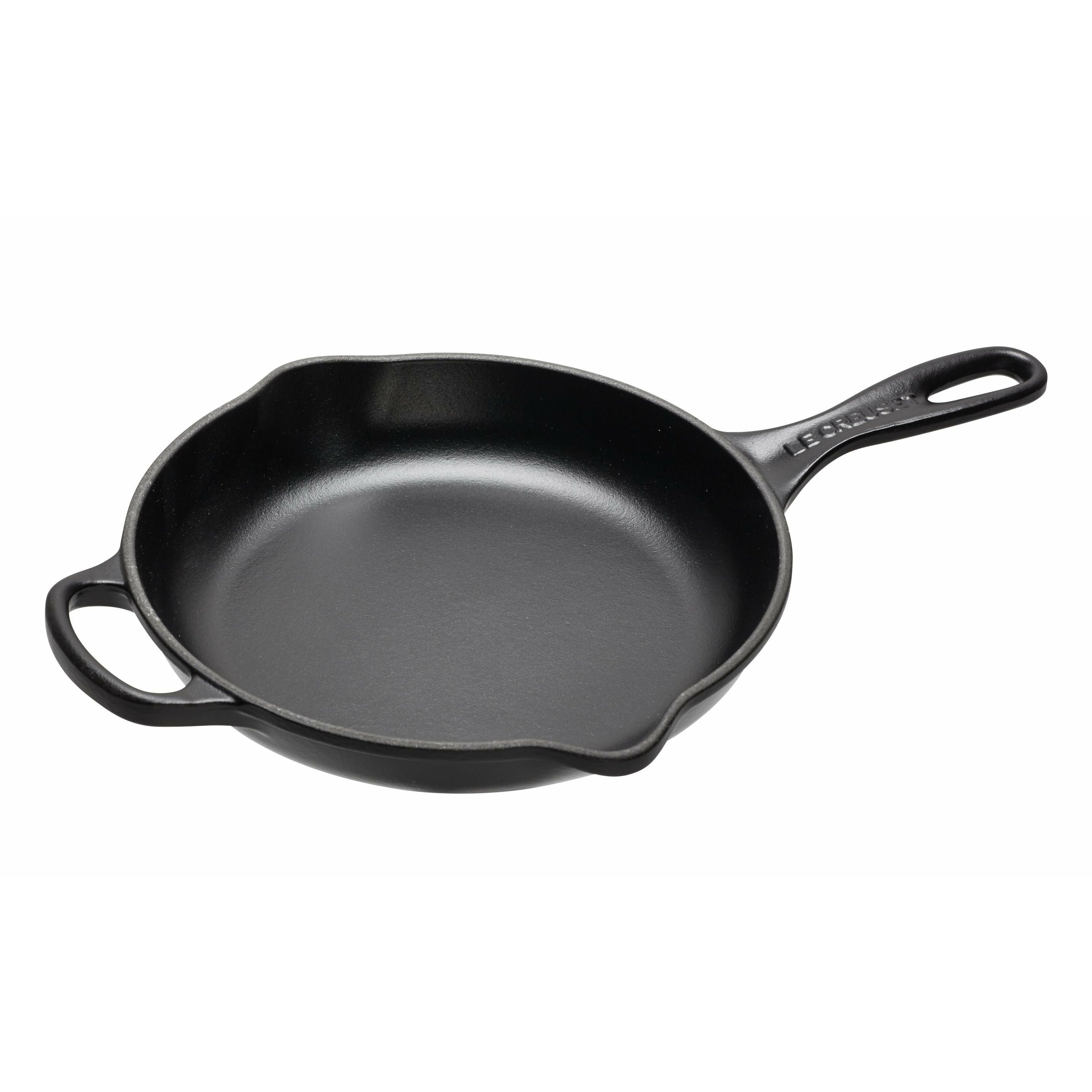 Le Creuset Signature Round Frying and Servant Pan 20 cm, noir