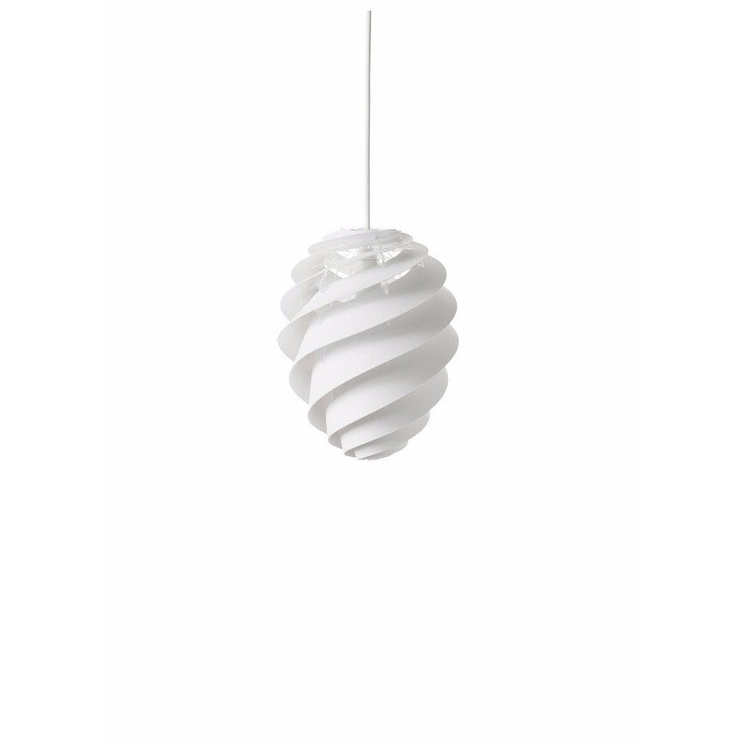 Le Klint Swirl II -hänge, vit Ø36 cm