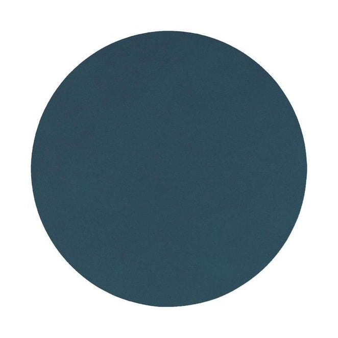 Lind DNA Circle Glass Coaster Nupo Leather, blu scuro