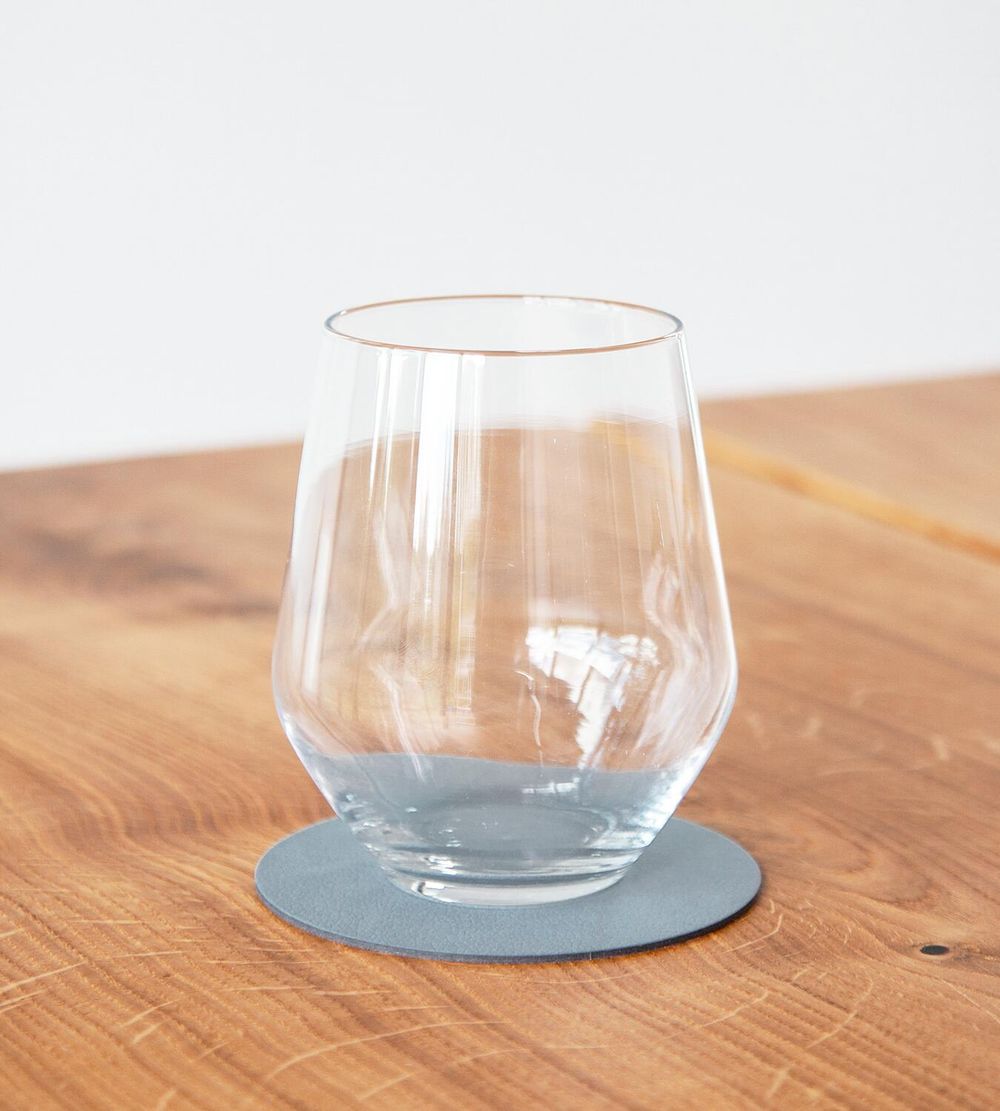 Lind Dna Circle Glass Coaster Nupo leer, lichtblauw