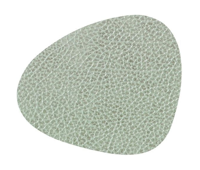 Lind DNA Curve Glass Coaster Ippone in pelle di ippopotamo, verde oliva
