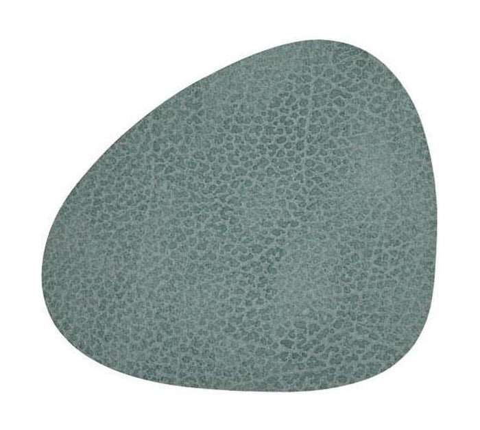 Lind Dna Curve Glass Coaster Hippo Leather, Pastell Green
