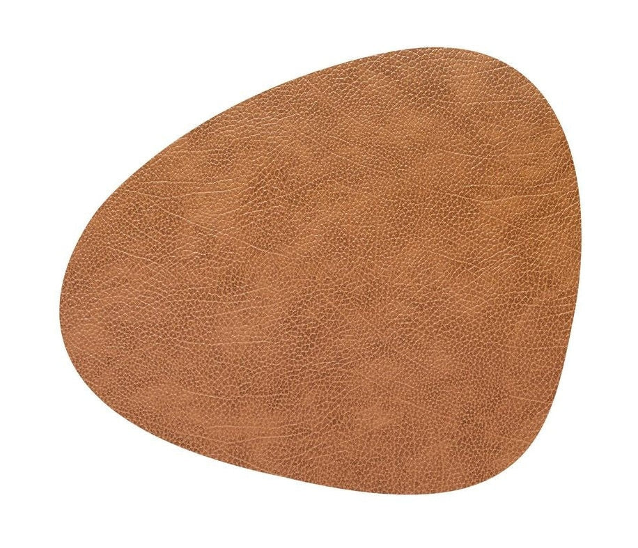 Lind DNA Curve Placemat Hippo Leather L, naturlig