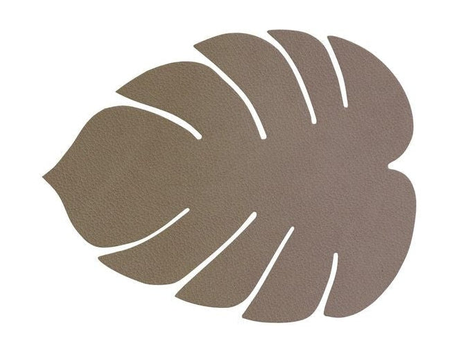 Lind Dna Leaf Glass Coaster Nupo Leather, Armygreen