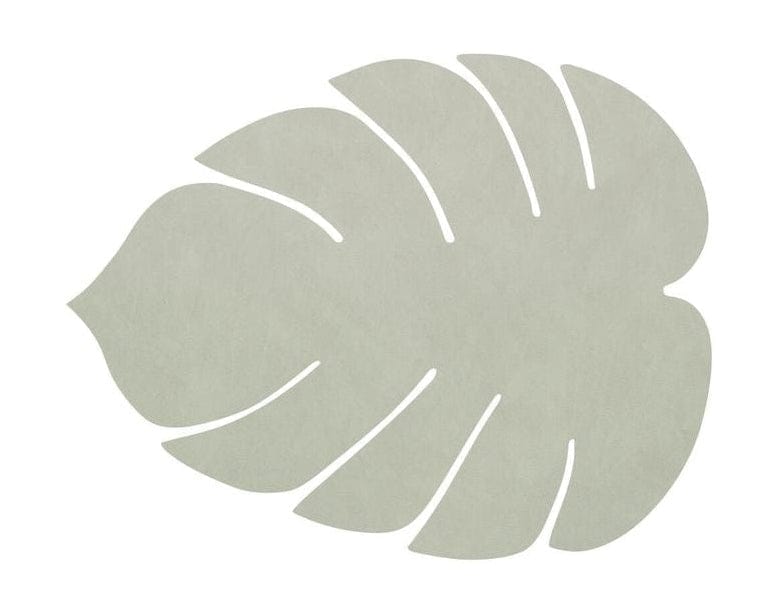 Lind Dna Placemat à feuilles Nupo Leather S, Olive Green