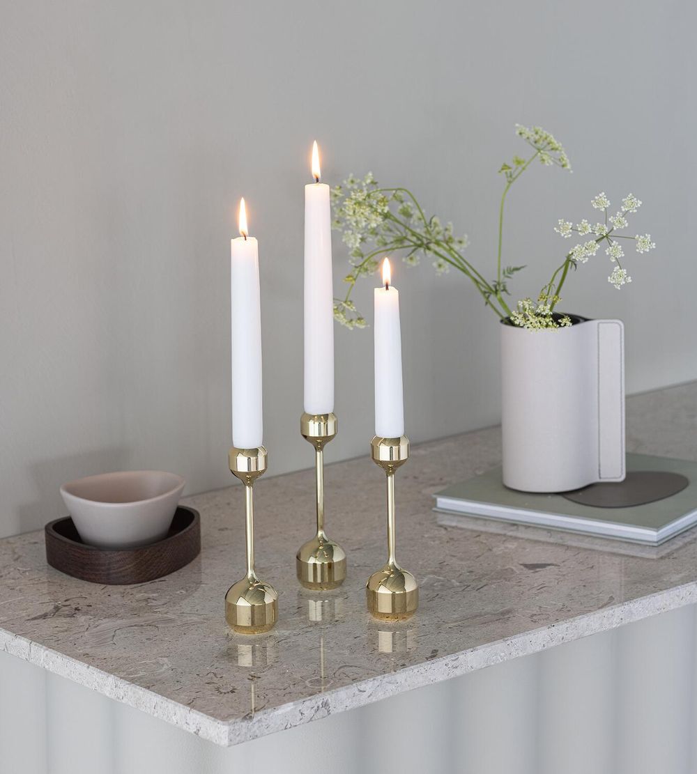 Lind Dna Silhouette 145 Candle Holder, Gold