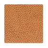Lind Dna Square Glass Coaster Hippo Leather, Natural