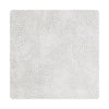 Lind Dna Square Glass Coaster Hippo Leather, White Grey