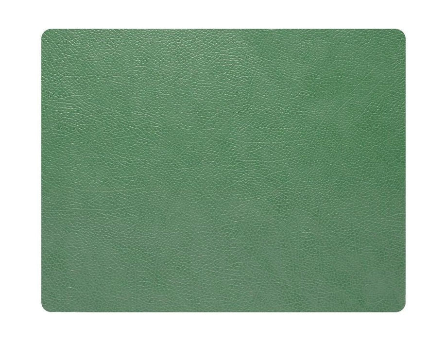 Lind Dna Square Placemat Hippo Leather L, Forest Green