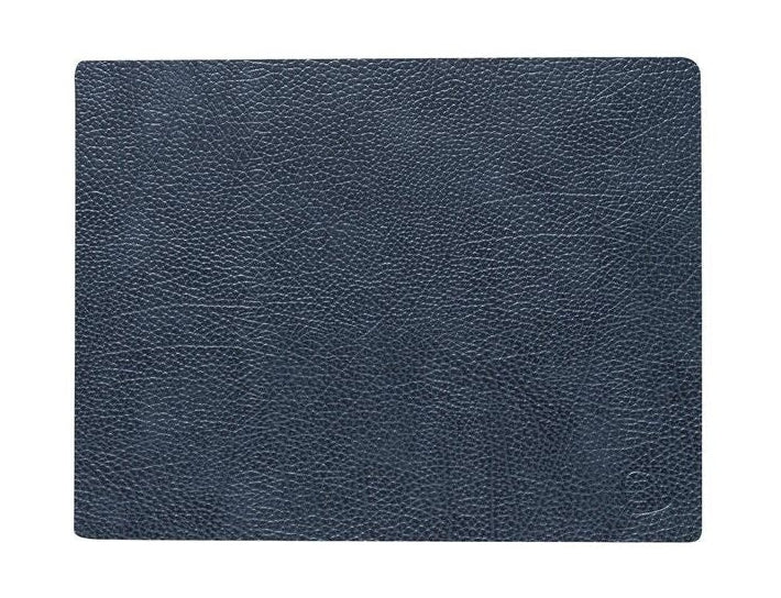 Lind Dna Square Placemat Hippo Leather M, musta antrasiitti