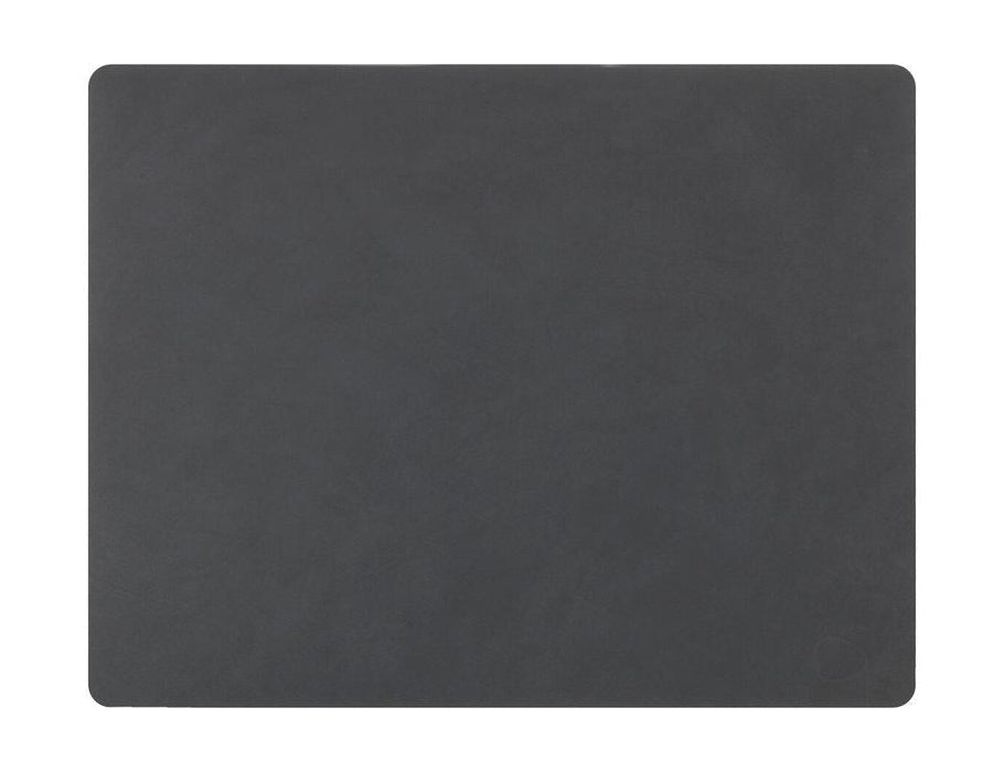 Lind Dna Square Placemat Nupo Leather L, Anthracite