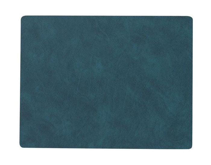 Lind Dna Square Placemat Nupo Leather M, Dark Green