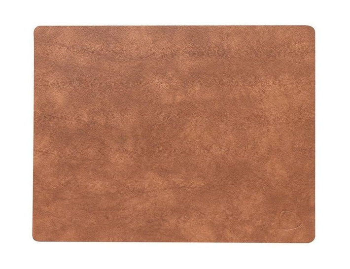 Lind Dna Square Placemat Nupo Leather M, Natural
