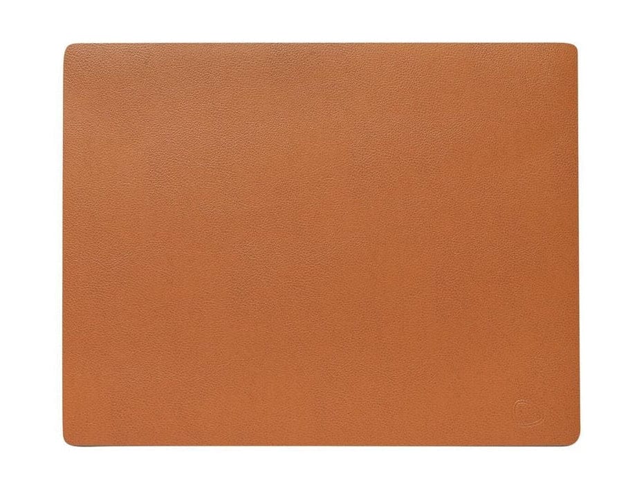 LIND DNA Square Placemat Serene Leather L，天然