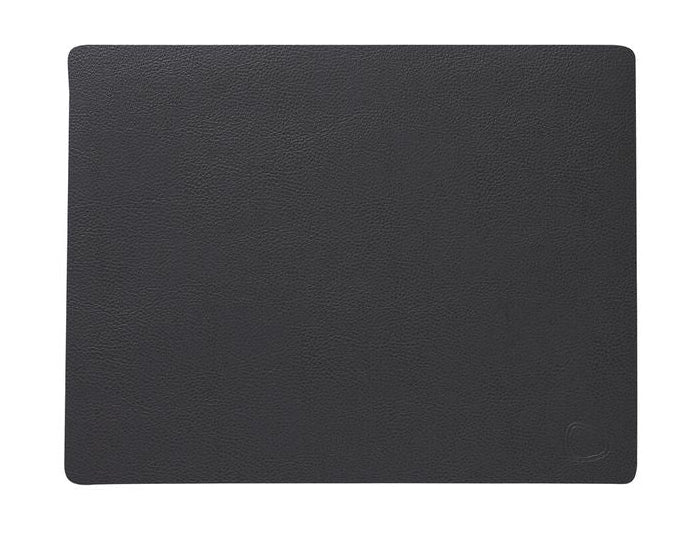 Lind Dna Square Placemat Serene Leather M, Anthracite