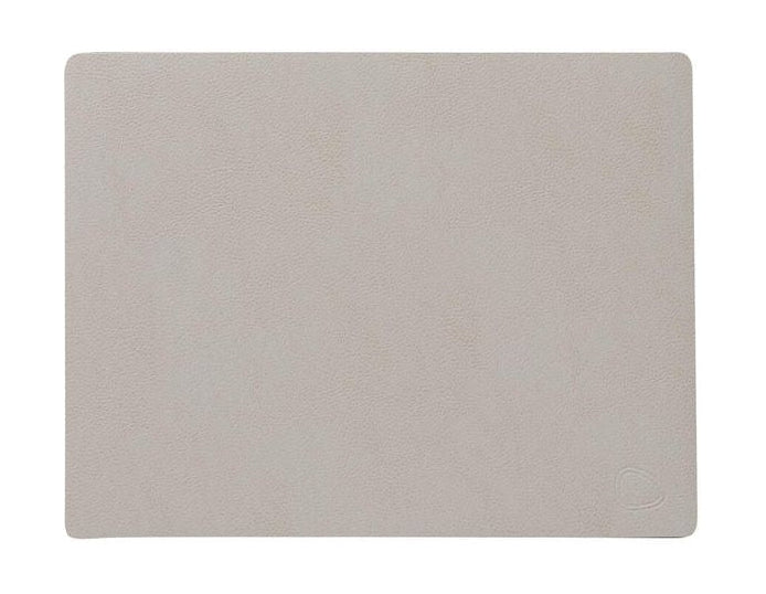 Lind Dna Square Placemat Serene Leather M, Cream