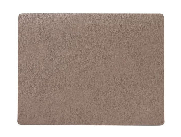 Lind Dna Square Placemat Serene Leather M, Grey