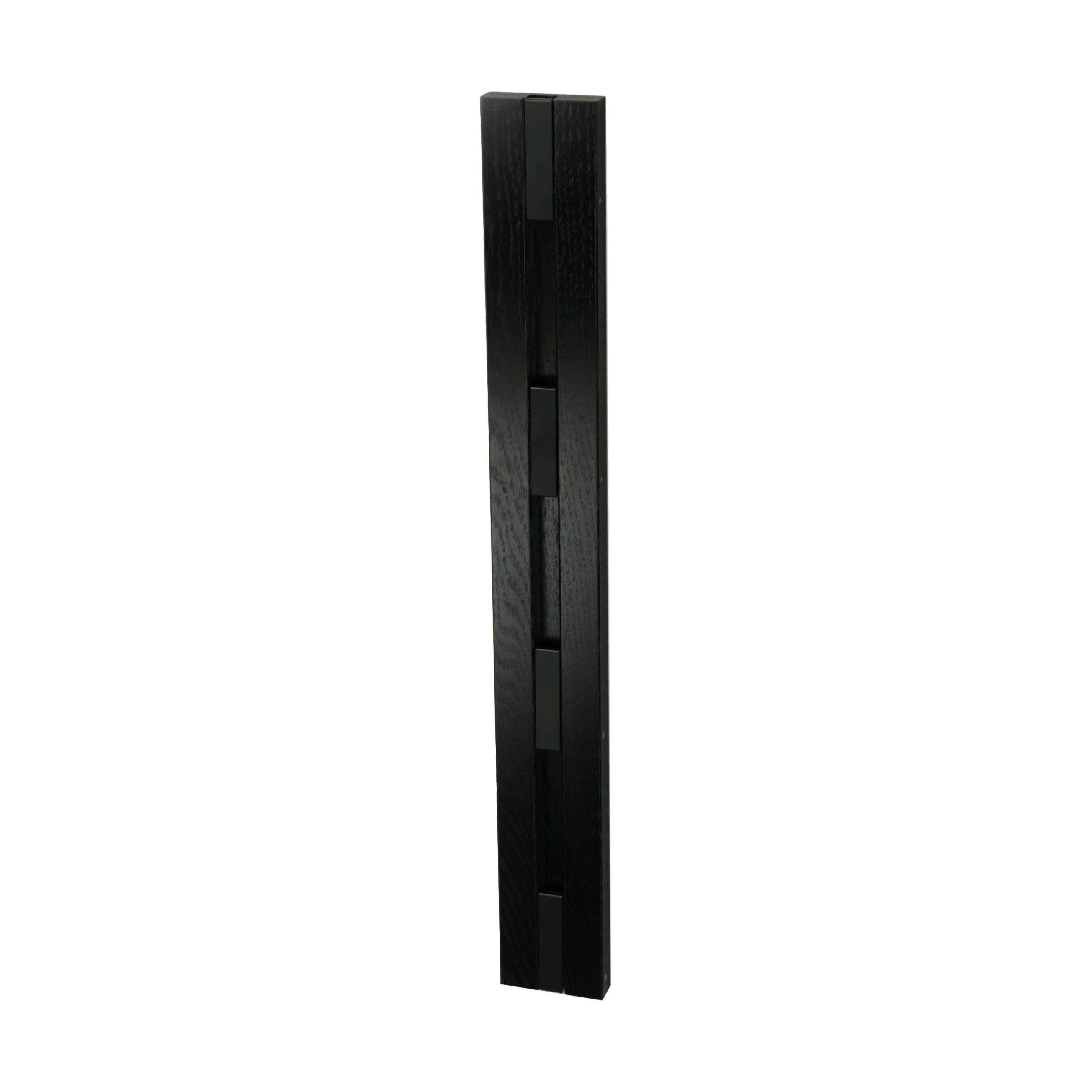 Loca Knax vertikal kappställ, ek svart färgad/svart