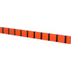 Loca Rack de manteau horizontal knax 10 crochets, orange chaud / noir
