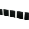 Loca Knax horisontalt frakkstativ 4 kroker, eik svart flekker/grå