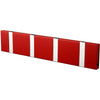 Loca Knax horizontale cut -rack 4 haken, keizerlijk/grijs