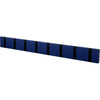 Loca Knax horizontale cut -rack 8 haken, saffier/zwart