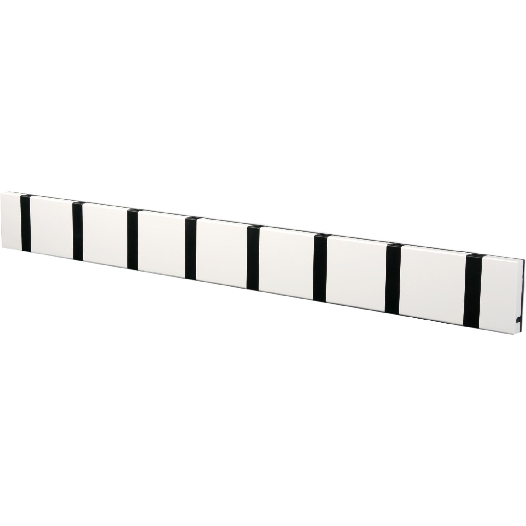 Loca Knax horizontale klautrek 8 haken, wit/zwart