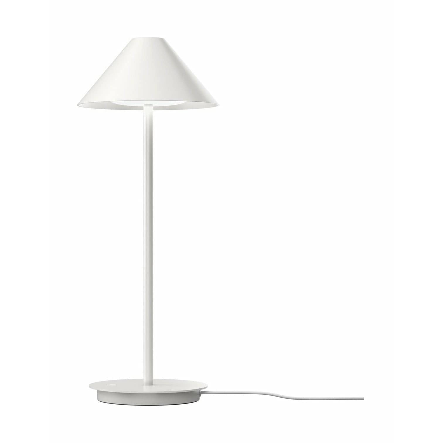 Lampada da tavolo di Louis Poulsen Keglen, bianca