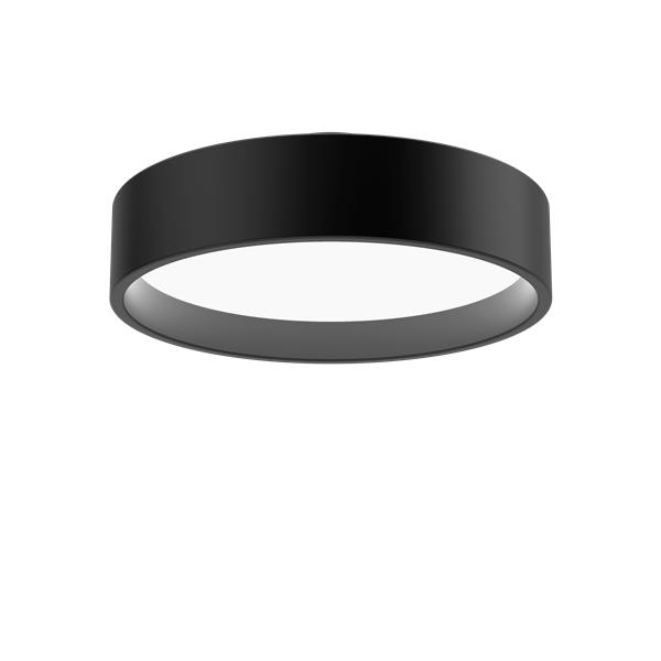 Louis Poulsen LP圆圈表面安装灯Ø450毫米，黑色