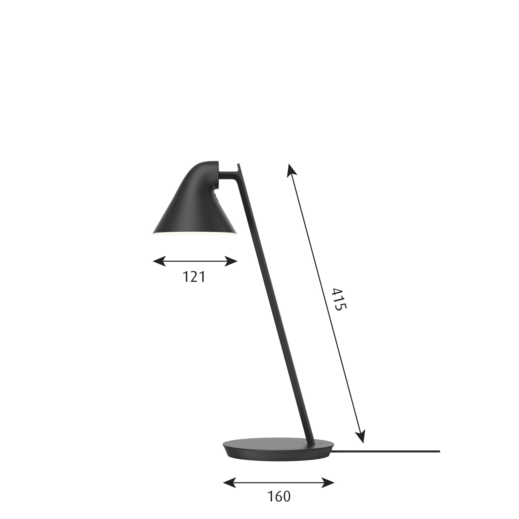 Louis Poulsen Njp Mini Table Lamp, Black