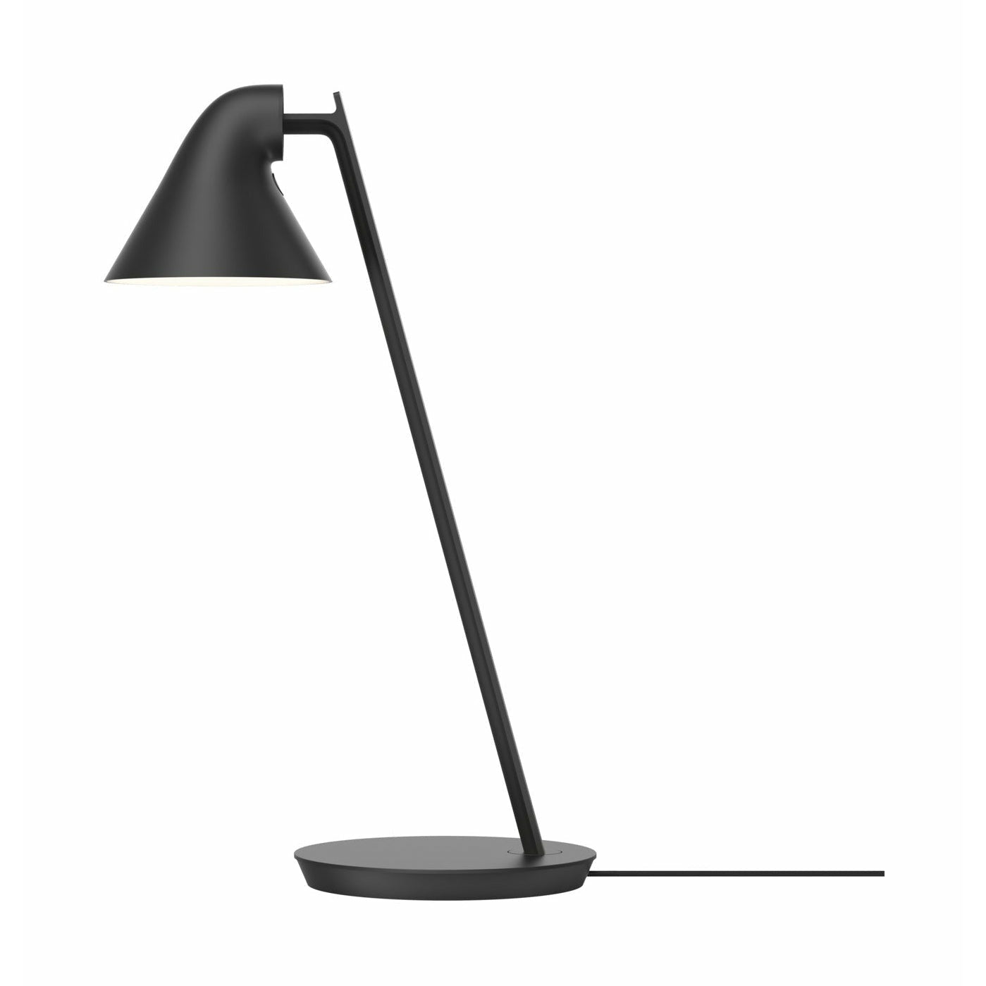 Lámpara de mesa de Louis Poulsen NJP, negro