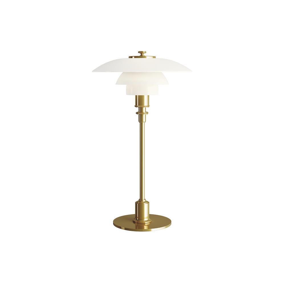 Louis Poulsen Ph 2/1 Table Lamp, Brass