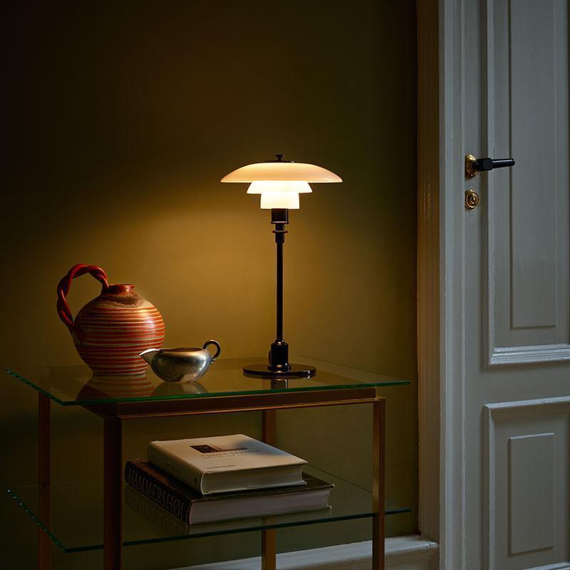 Louis Poulsen PH 2/1 lampe de table, noir métallisé