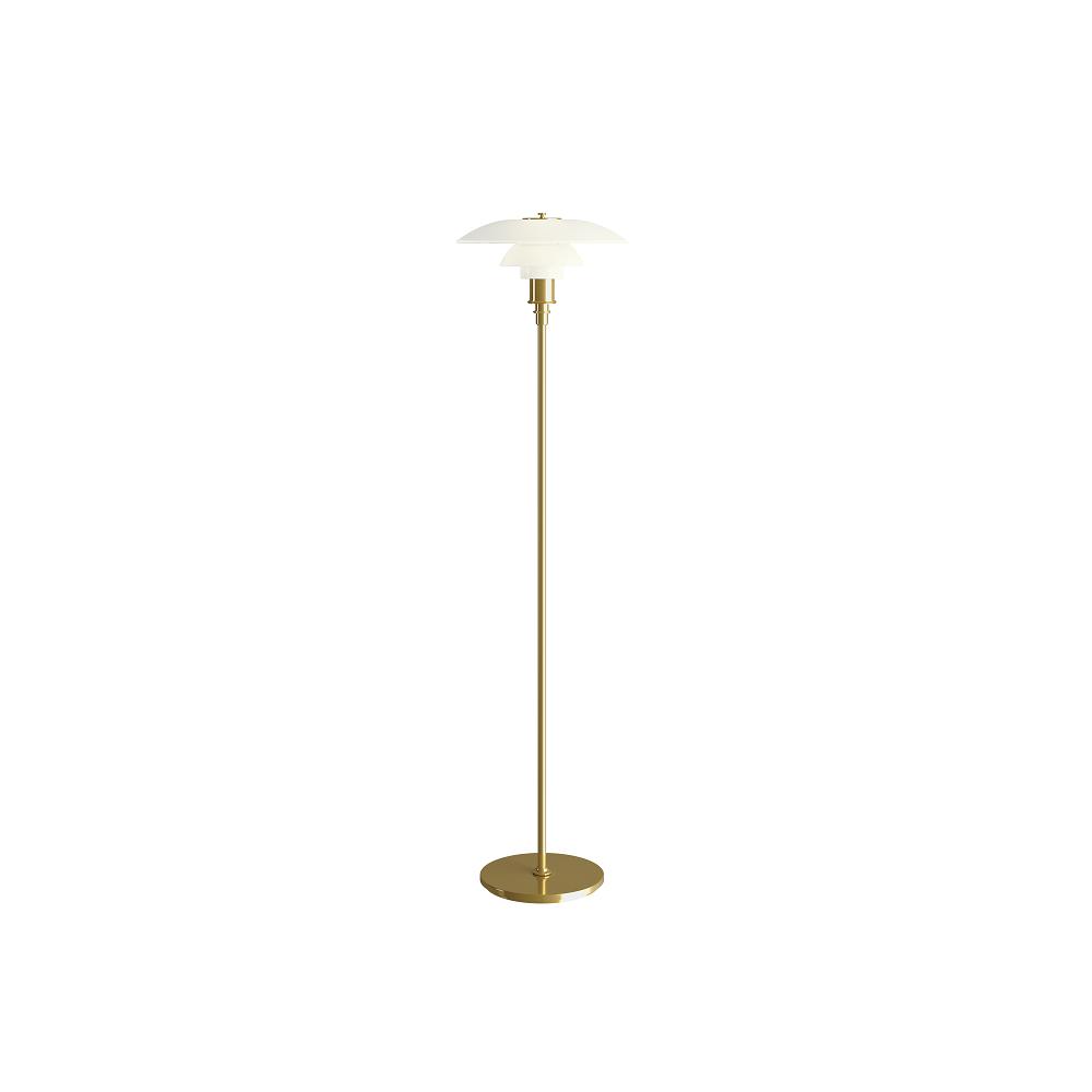 Louis Poulsen Ph 31/2 21/2 Floor Lamp, Brass