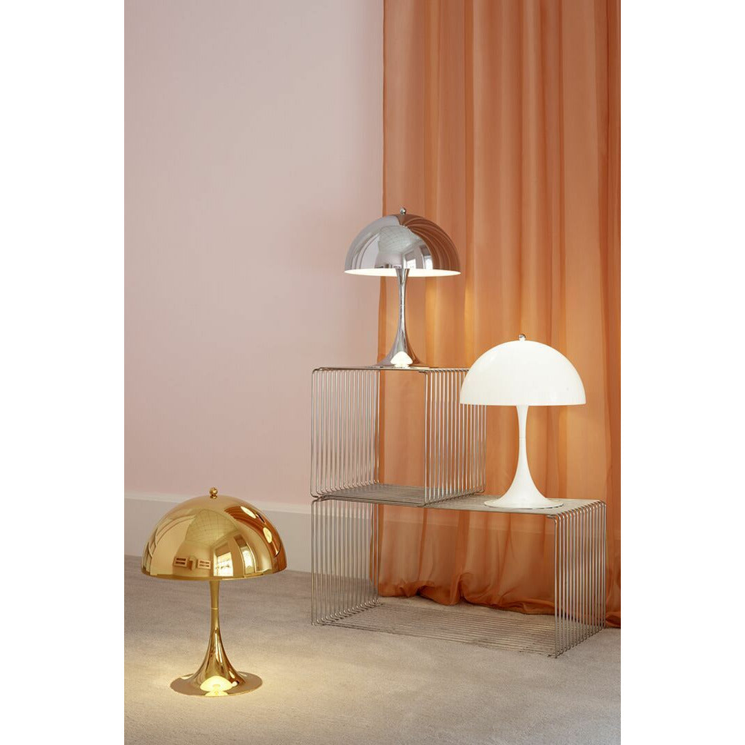 Louis Poulsen Panthella 320 Table Lamp E14, Metalized Brass