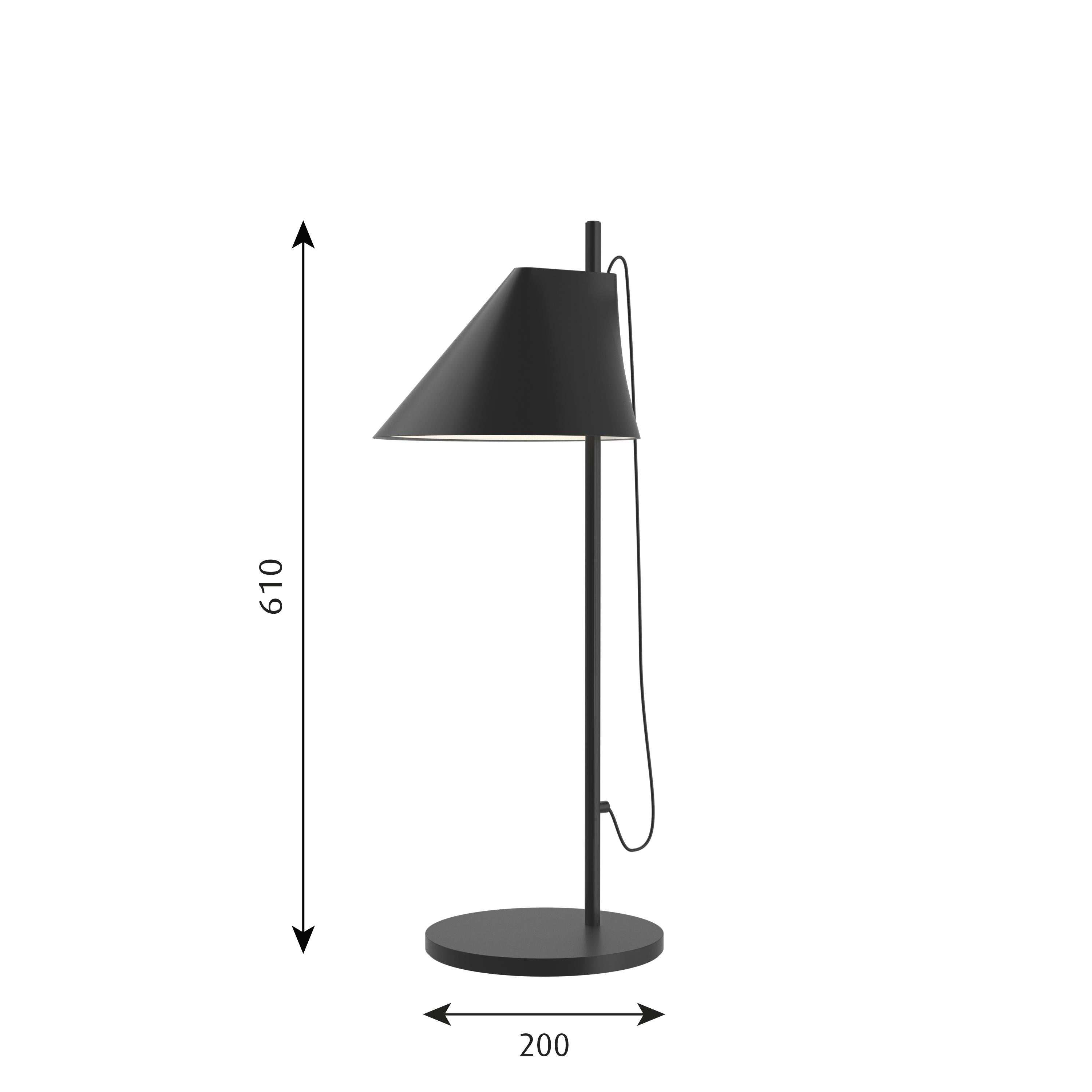 Louis Poulsen Yuh Table Lamp, Black