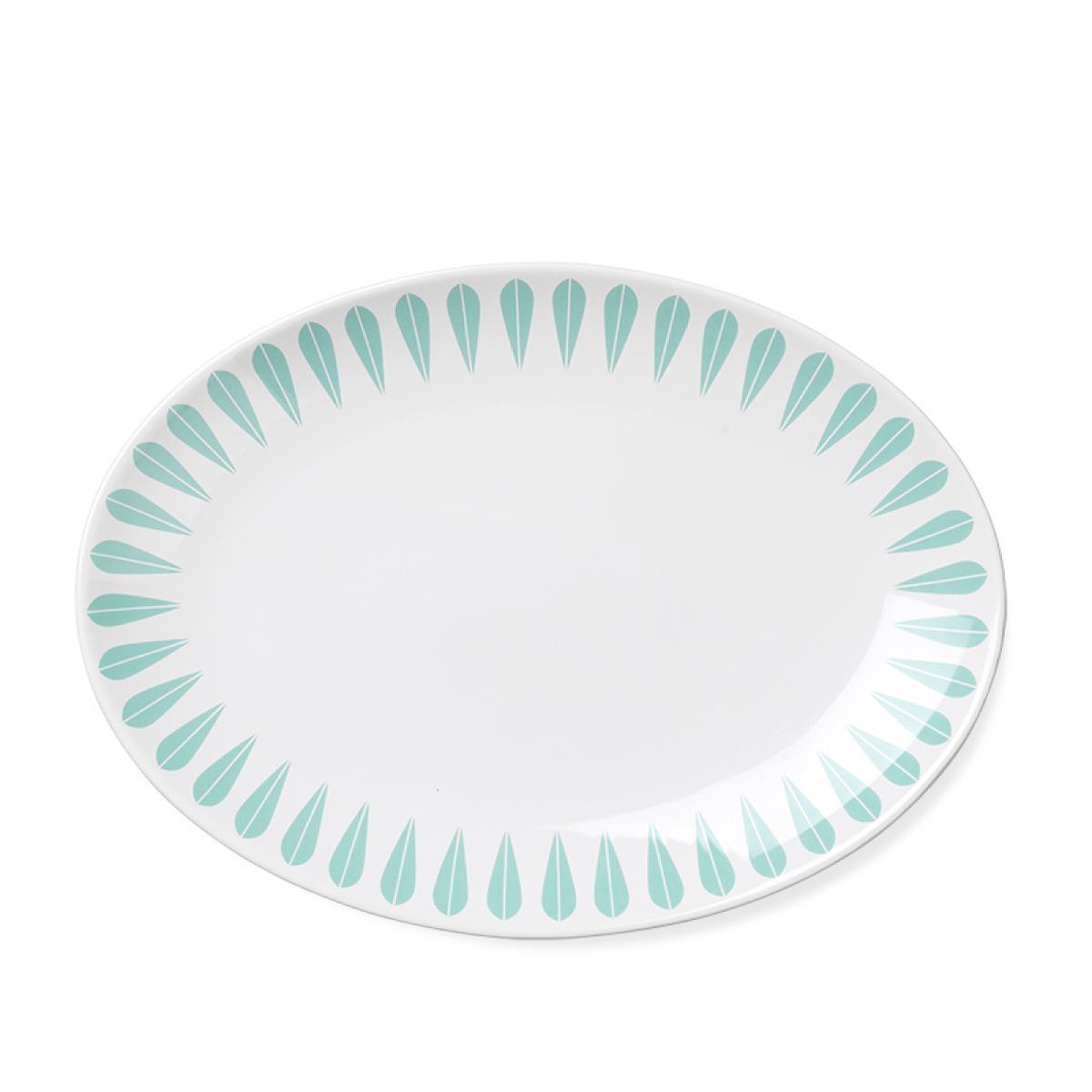 Lucie Kaas Collection Arne Clausen Service Plate Mint Green, 34 cm