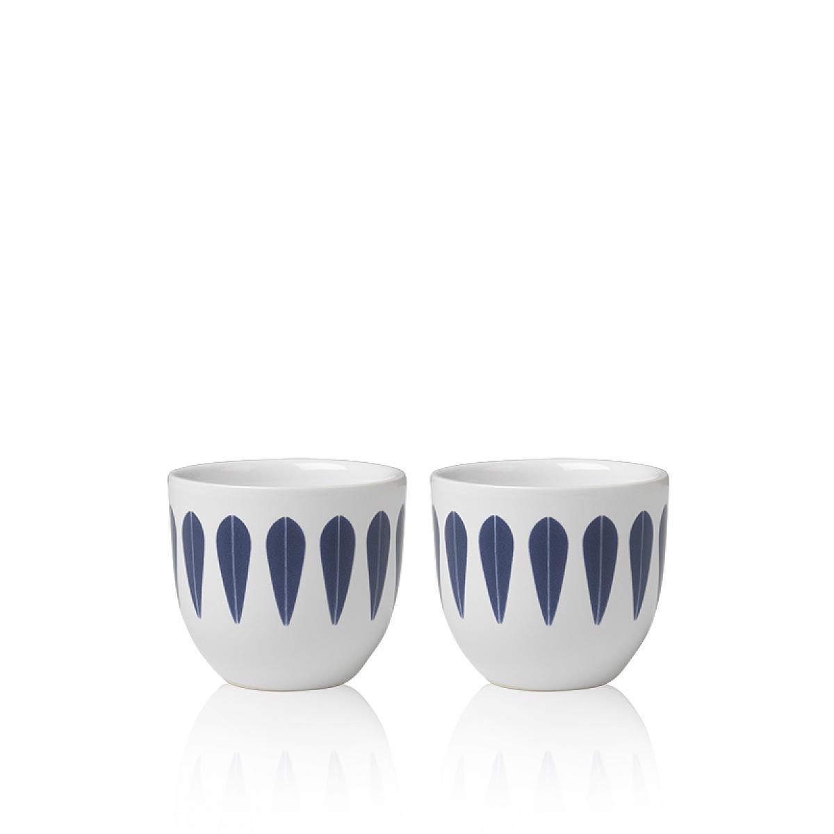 Lucie Kaas Arne Clausen Egg Cup donkerblauw, 2 pc's.