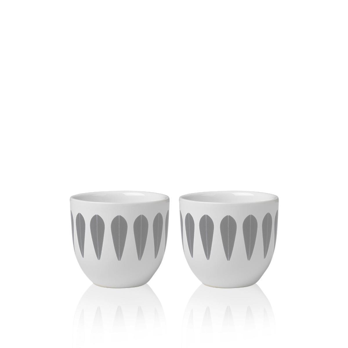 Lucie Kaas Arne Clausen Egg Cup Gray, 2 pc's.