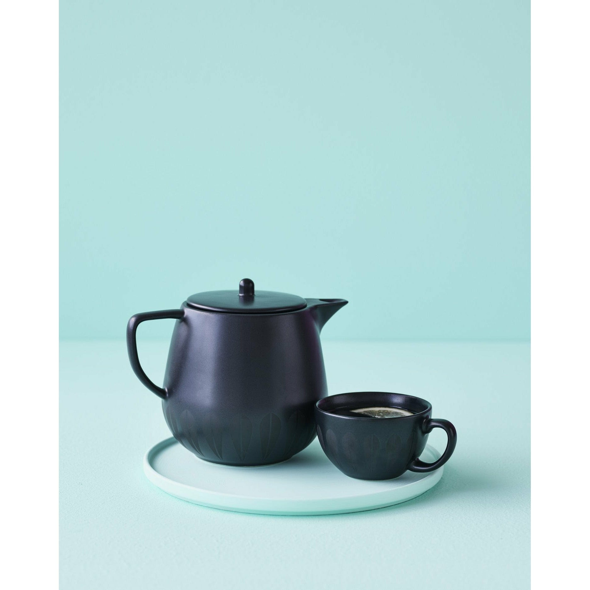 Lucie Kaas Arne Clausen Lotus Teapot, svart