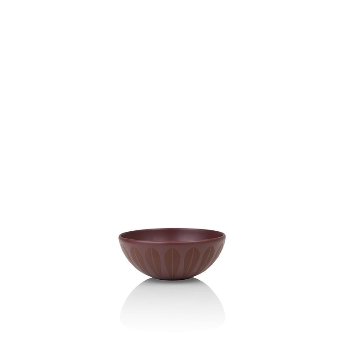 Lucie Kaas Arne Clausen Bowl rojo oscuro, 12 cm