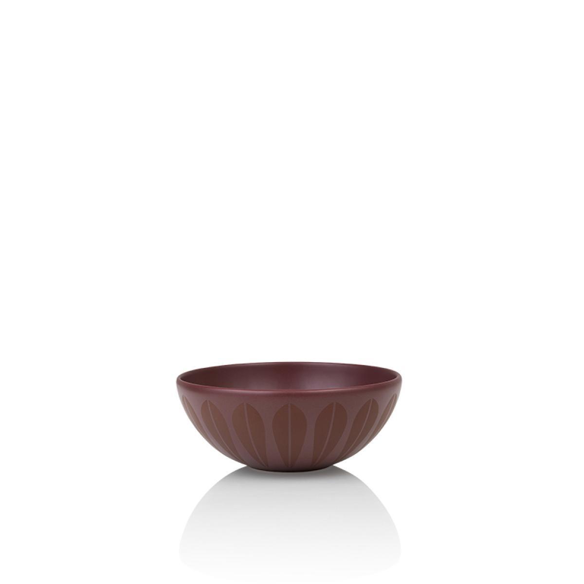 Lucie Kaas Arne Clausen Bowl scuro rosso, 15 cm