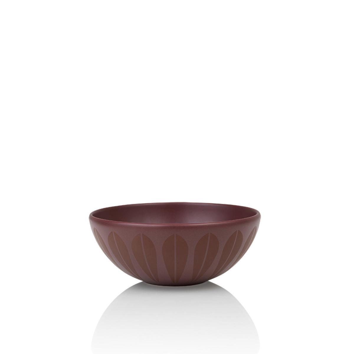 Lucie Kaas Arne Clausen Bowl rojo oscuro, 18 cm