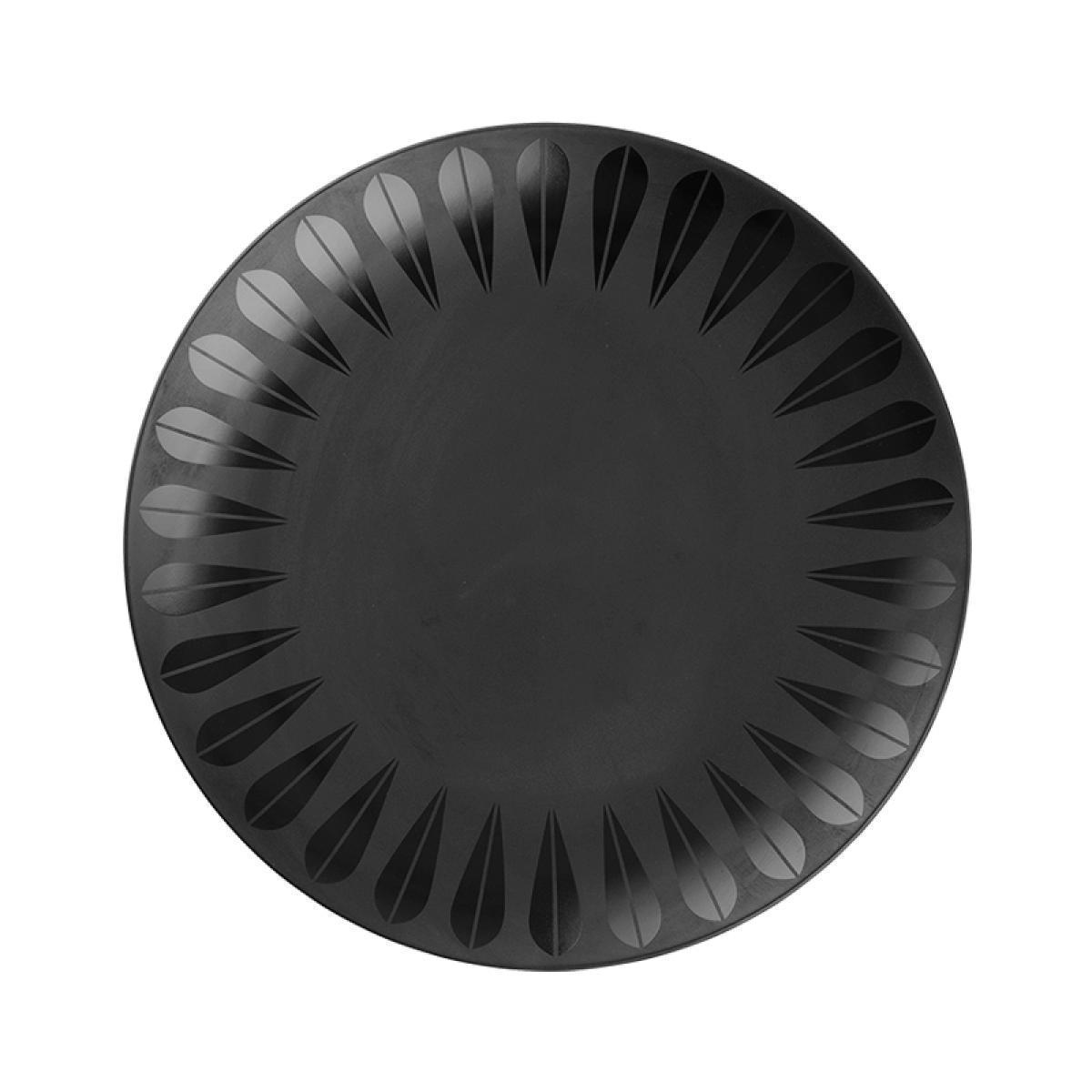 Lucie Kaas Arne Clausen Deep Plate Black, ø 28cm